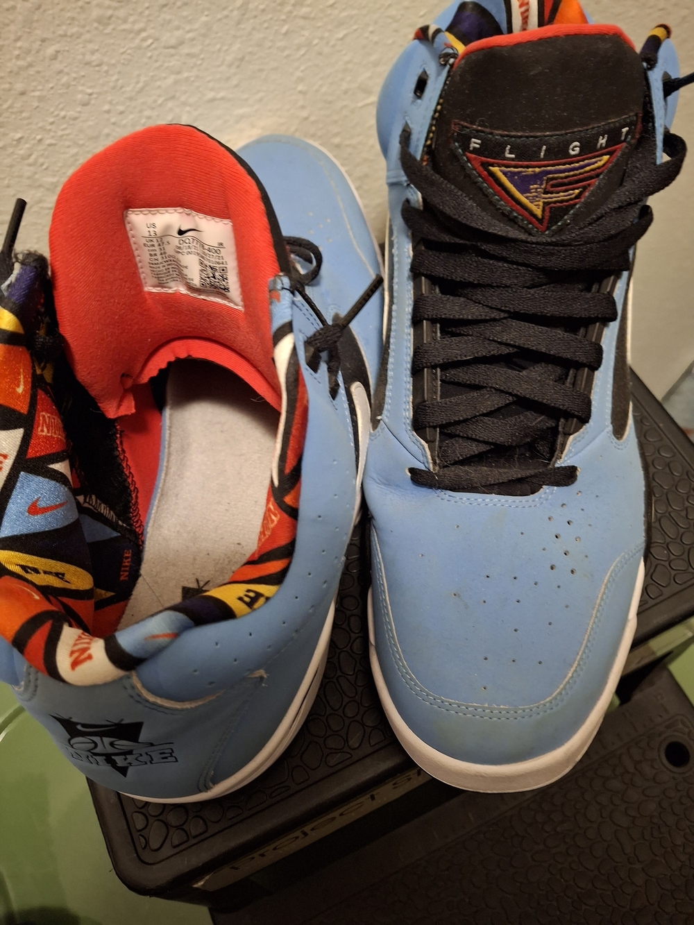 Nike Flight Men’s Light Blue Basketball Shoes